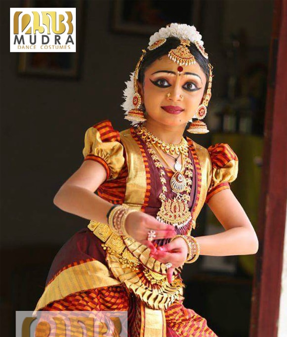 The Dance Bible Polyester Bharatanatyam Dance Costume Dress for Girls in  Red and Yellow - 24 : Amazon.in: Fashion